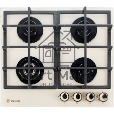 Газовая варочная поверхность DeLuxe GG4 750229F-TC-152, 4 конфорки, закаленное стекло, 7800 Вт