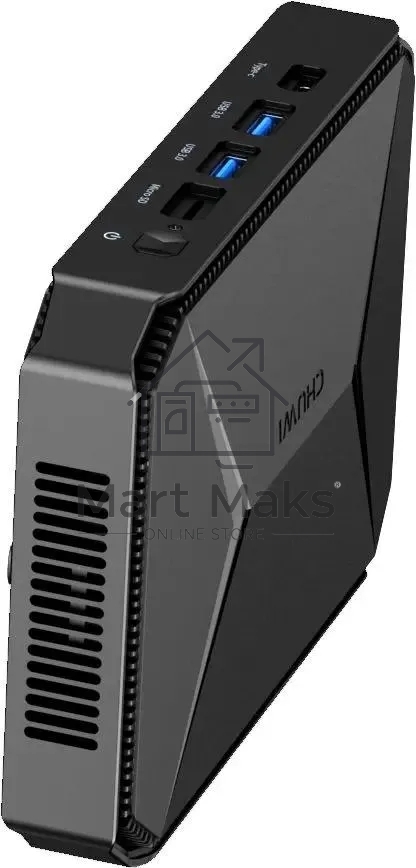 ПК Мини Chuwi HeroBox N100 (0.8) 8Gb SSD256Gb UHDG CR Windows 11 Home GbitEth WiFi BT черный