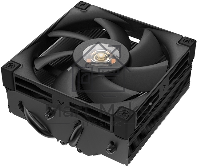 Кулер для процессора DEEPCOOL AN400 черный, 92 мм, алюминий/медь, 2950 об/мин, 23.2 дБ, 4 pin, 150 Вт, 52.5 мм