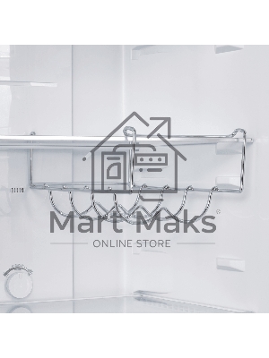 Холодильник Maunfeld MFF186NFRB черныйдвухкамерный 181/71л морозилка снизу