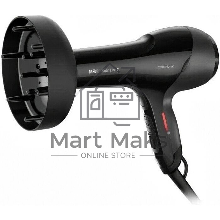 Фен Braun BRHD785E 2000Вт белый/черный