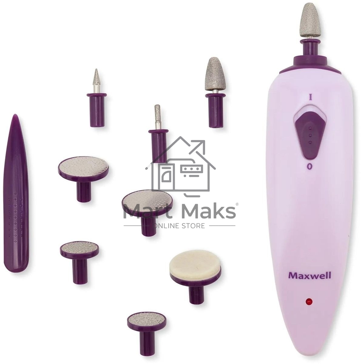 Аппарат для маникюра Maxwell MW-2601, розовый