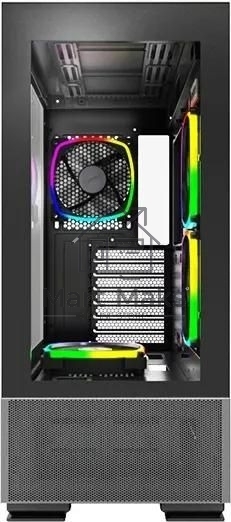 Компьютерный корпус Montech SKY TWO черный без БП ATX 3x140mm 2xUSB3.0 1xUSB3.1 audio bott PSU