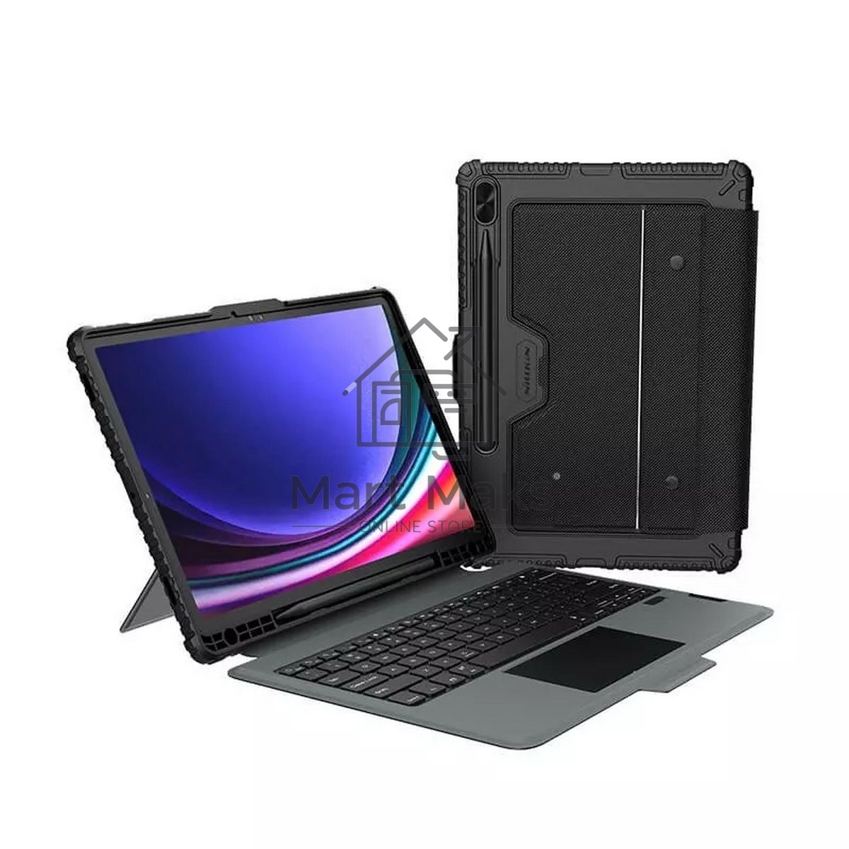 Чехол Bumper Combo Keyboard Case Backlit Version, Black, (SAM Tab S9+)