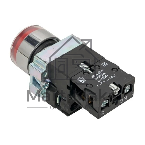 Кнопка BA42 с подсветкой 24В красн. NC PROxima EKF xb2-bw42-24