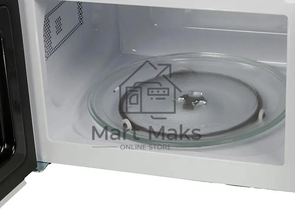 Микроволновая печь Midea MM720CFB белый, 20 л, 700 Вт, переключатели - поворотный механизм