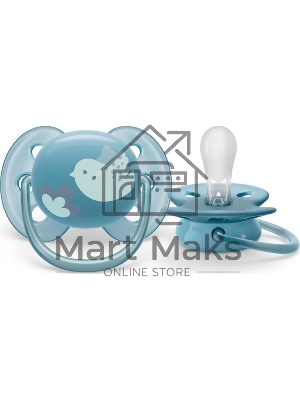 Пустышка Philips Avent ultra soft, птичка, 6-18 мес., 1 шт.
