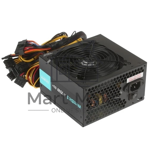 Блок питания Zalman ZM400-XEII, 400Вт, 120мм, черный