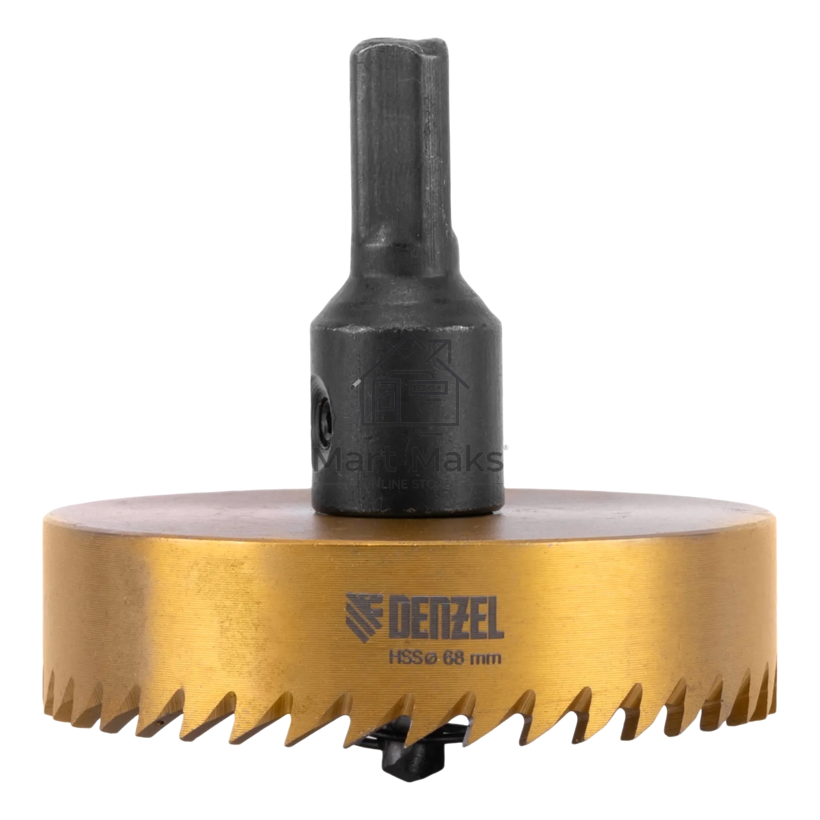 Коронка по металлу Denzel HSS, 68 мм, нитридтитановое покрытие