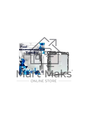 Розетка телефонная 1-м TOKOV ELECTRIC СП Pixel RJ11 механизм перламутр.