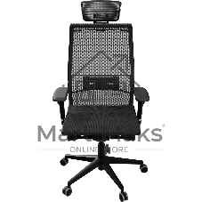 Кресло эргономичное Метта Samurai Black Edition New 2.0 черный сиденье черный сетка с подголов. крестов. полиамид черный