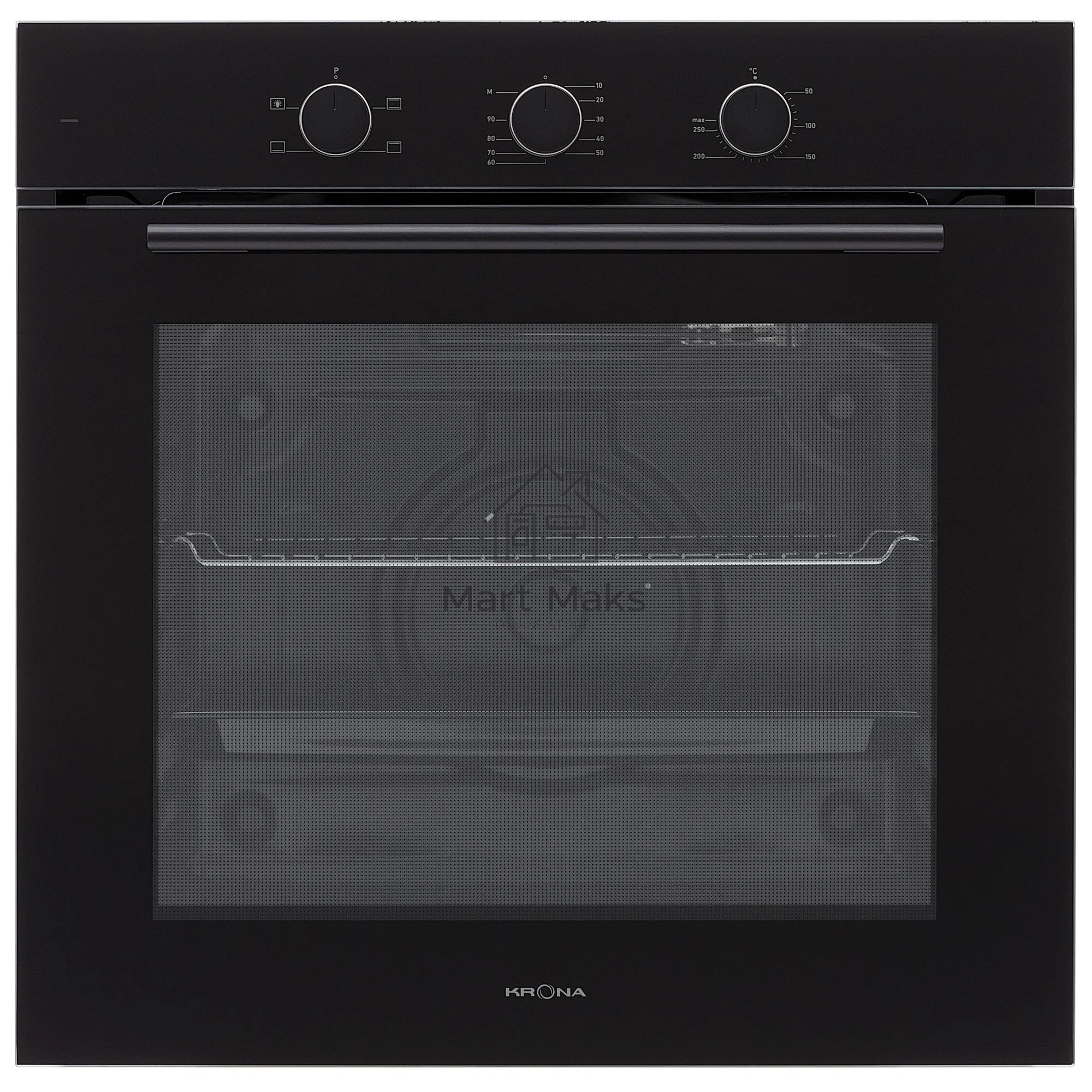 Духовой шкаф электрический Krona ELEMENT 60 BL/BL черный