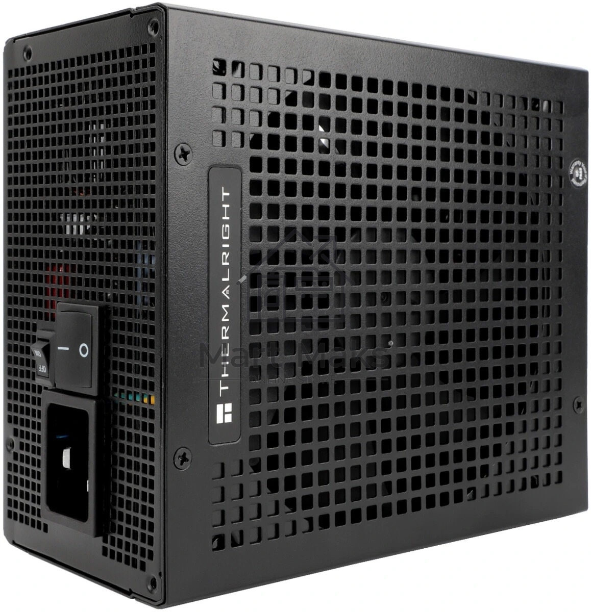 Блок питания Thermalright, 1350W 80+ Platinum (ATX, 3.0, PCIe 5.0, Full modular, 1x24(20+4)pin 600mm, 2xCPU 8(4+4)pin, 2xPCIe*2 8(6+2)pin, 2x12VHPWR PCIe 5.0 12+4pin 600mm, 6xSATA, 5xMOLEX4pin, Active, 120x120mm, 170x150x86mm, OPP, OVP, OTP, OCP, SCP, bla