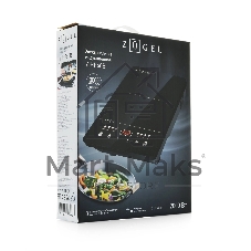 Плита настольная электрическая ZUGEL ZIHF60B чёрный, 2 кВт, индукция, конфорки - 1, стеклокерамика, сенсор
