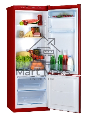 Холодильник Pozis RK-102 рубиновый двухкамерный 188/57 л морозилка снизу