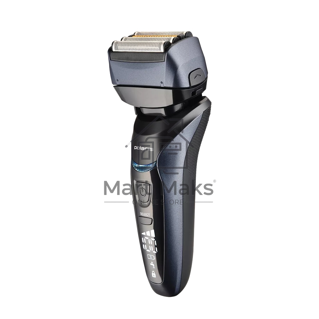 Бритва электрическая Polaris PMF 1016RC wet&dry 7D PROF 4+ черный/Темно-синий