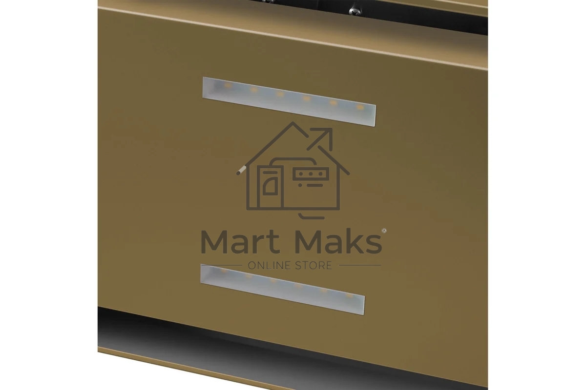 Вытяжка пристенная островная Maunfeld Bath Plus 402 золотой, 40 см, 1150 куб. м/ч, 52 дБ