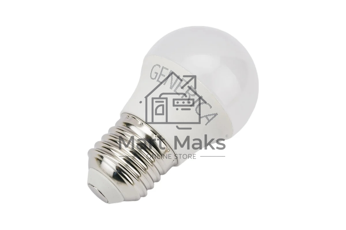Лампа светодиодная GENERICA LL-G45-10-230-40-E27-G G45 10 Вт шар 4000К E27 230В