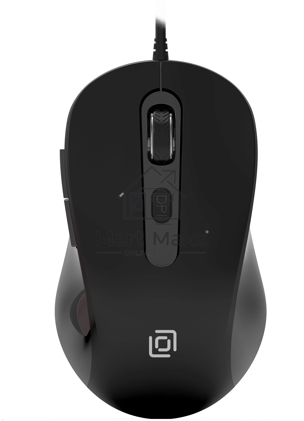 Мышь проводная Oklick 211M черный, 2400 dpi, USB, кнопки - 6