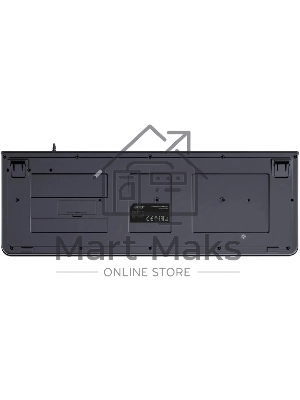 Клавиатура проводная Acer OKW400 черный USB Multimedia (ZL.KBDEE.01C) кабель 1.8м