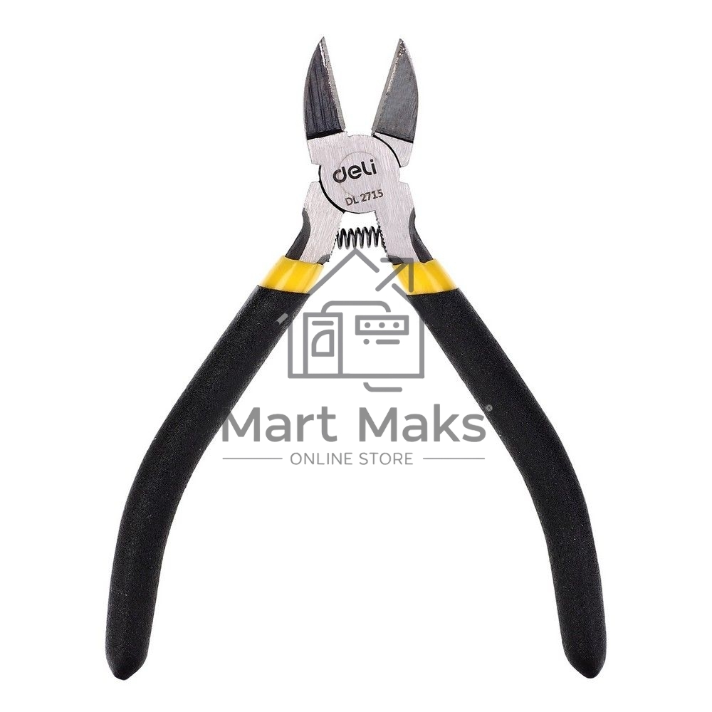 Мини-бокорезы Deli DL2715 125мм, сталь 55С, противоскользящая ручка