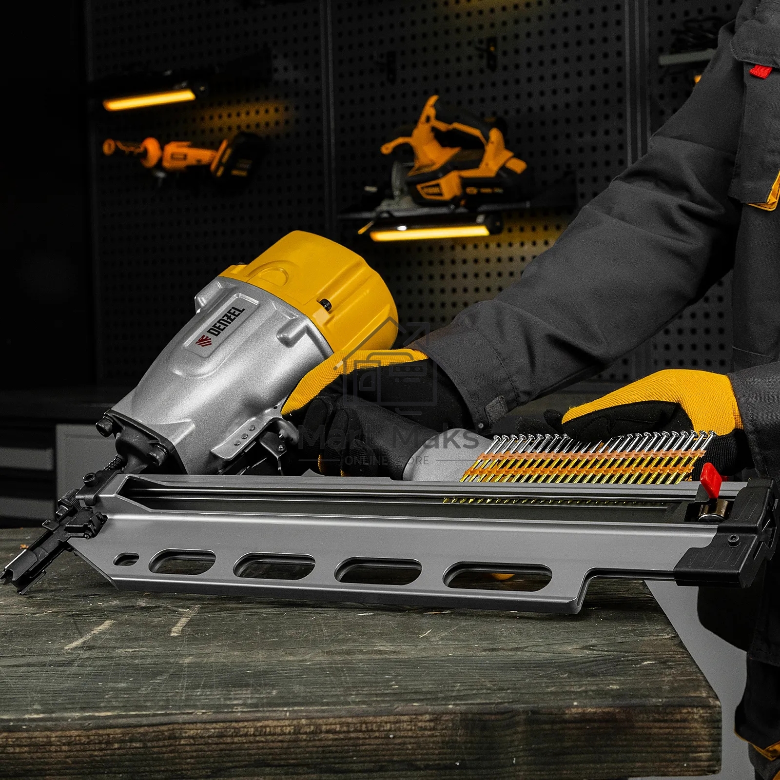 Гвозди Denzel для пнев. нейлера (оцинк.), длина - 65 мм, диам. - 2,9 мм, 2000 шт.