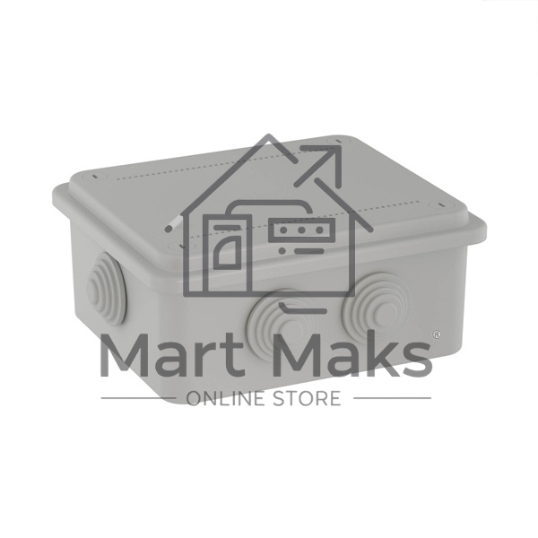 Коробка распределительная DKC 53900 ОП 120х80х50, 6 каб.ввод., IP55