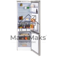 Холодильник Бирюса M6130 металлик двухкамерный 245/100л морозилка снизу