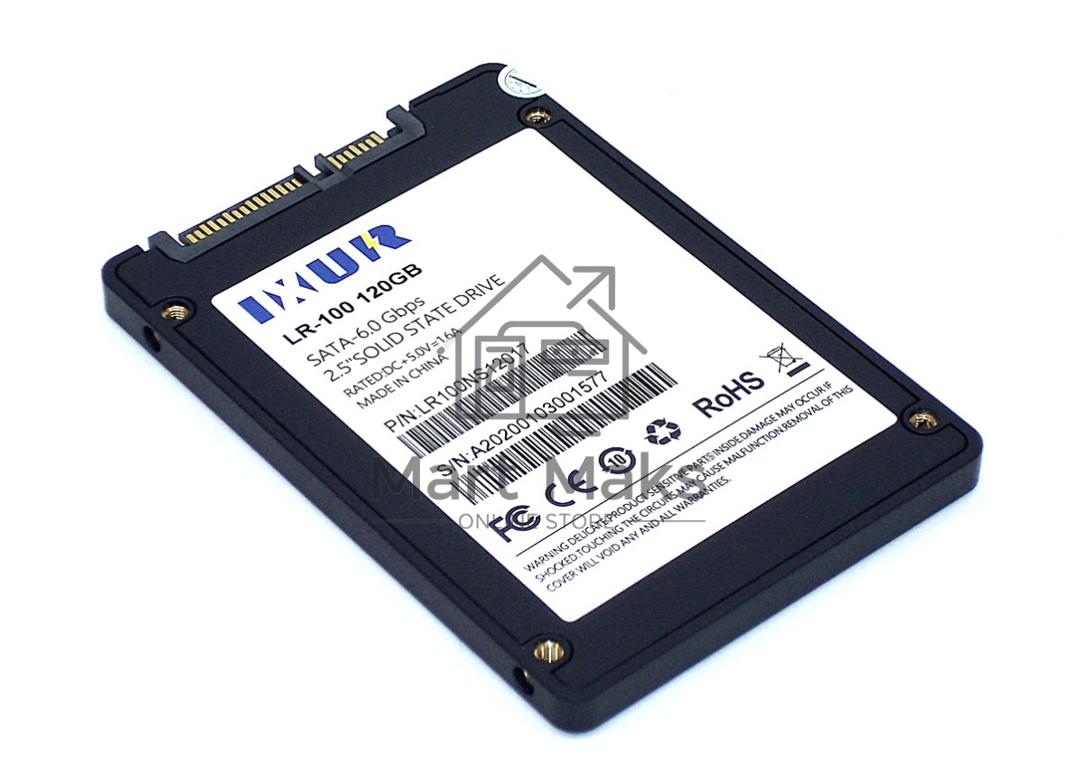 Накопитель SSD IXUR SMS200S3, 120Gb, SATA III, 2.5