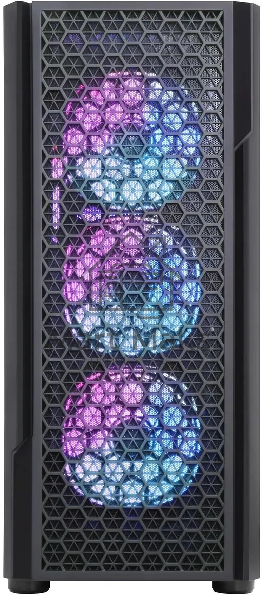 Компьютерный корпус Accord 3312 черный без БП ATX 2xUSB2.0 1xUSB3.0 audio bott PSU