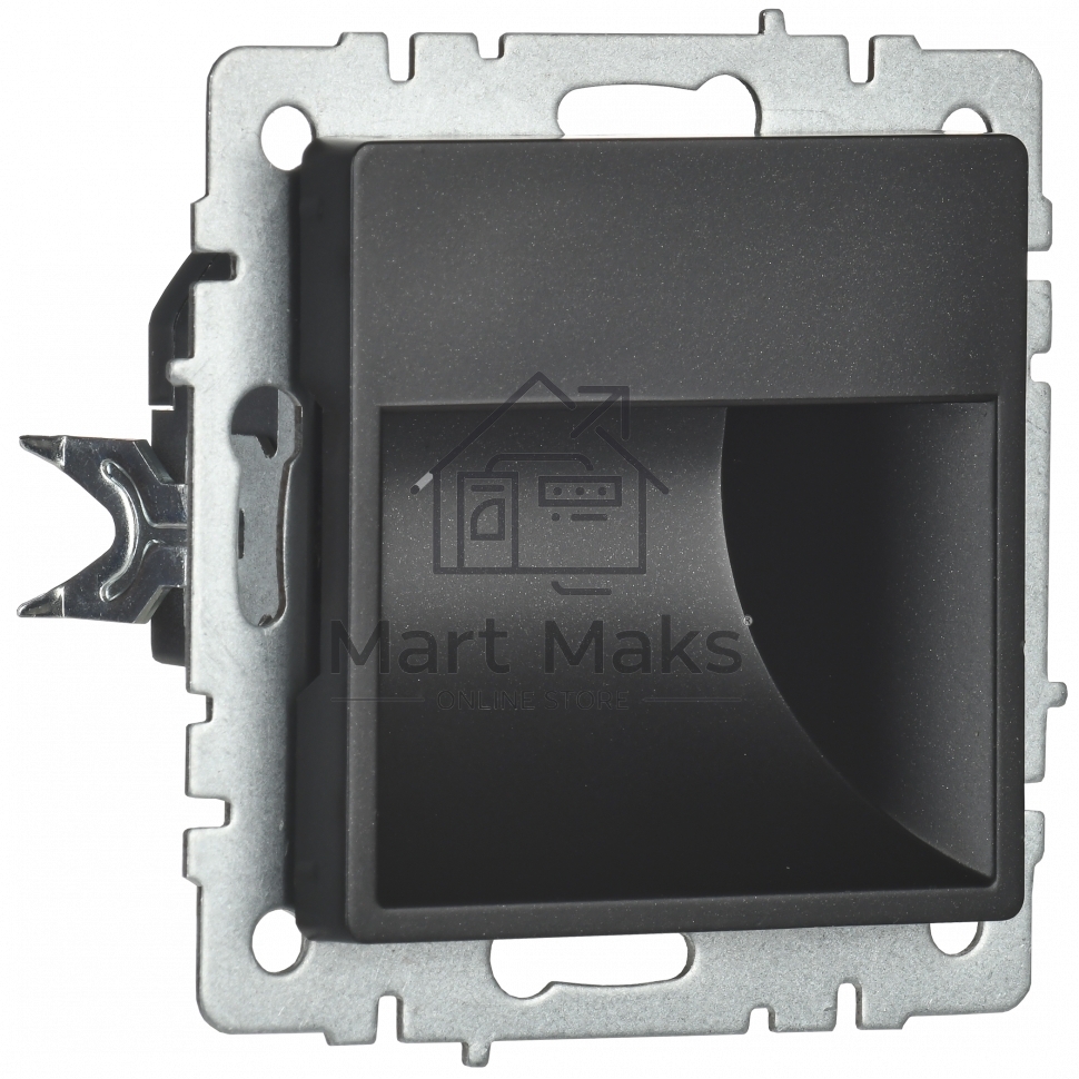 Подсветка светодиодная встраиваемая IEK BRITE ПЛ20-БрЧ (BR-FL20-K02) черный