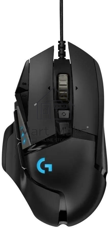 Мышь проводная Logitech G502 HERO черный, 25600 dpi, USB, кнопки - 11