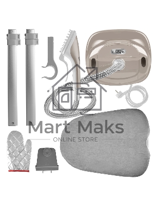 Отпариватель для одежды Endever Odyssey Q-15, бежевый, мощность 1600 Вт, производительность 35 г/мин, емкость бака 1,45л