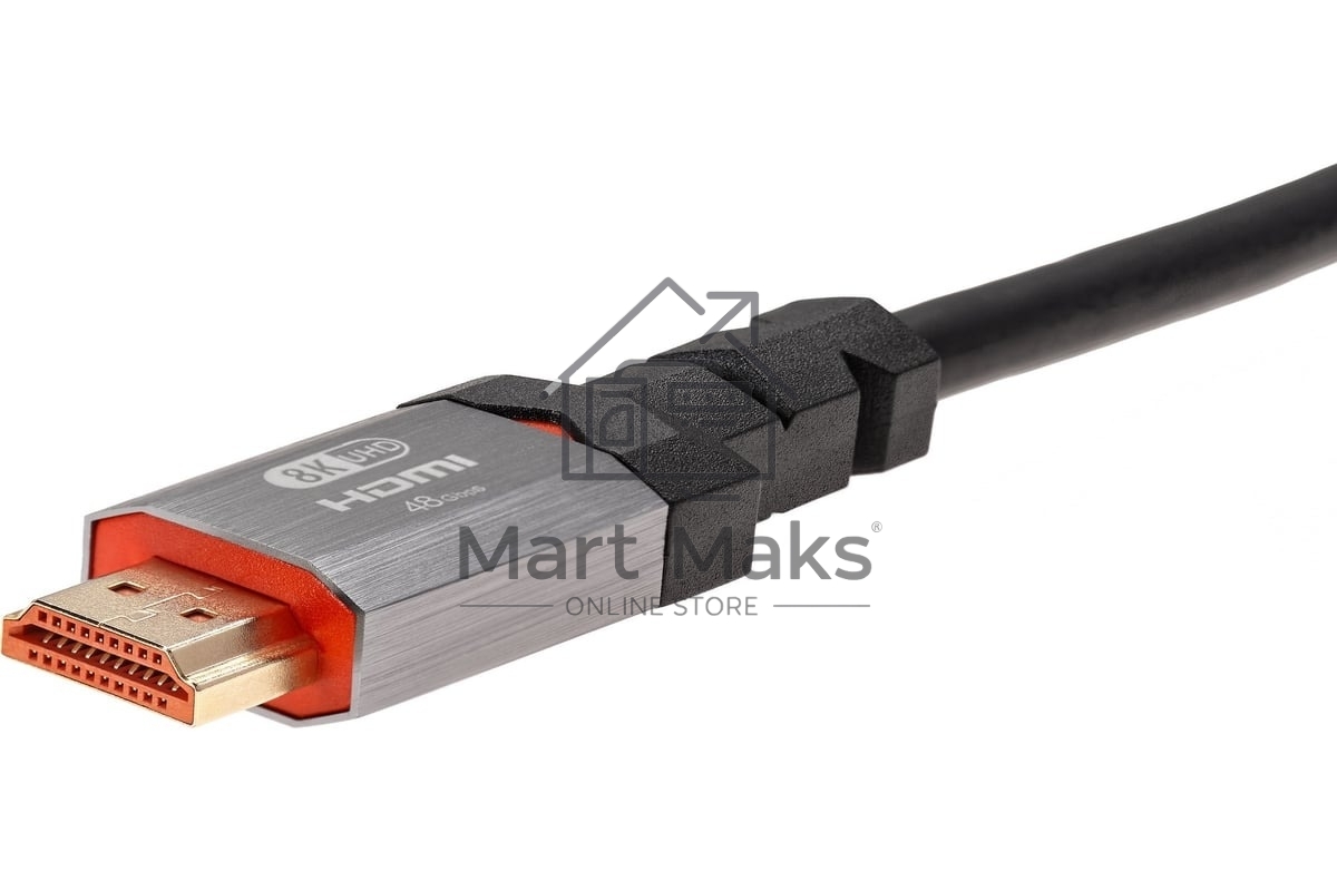 Кабель Telecom HDMI 19M/M,ver. 2.1, 8K@60 Hz 2m метал разъемы