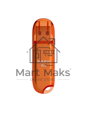 USB флеш-накопитель Maxvi P1 8GB orange (FD8GBUSB20C10P1)