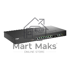 Коммутатор D-Link DMS-1250-12TP/A1A/6KV, 8×2.5 Гбит/с + 2×10 Гбит/с Base-T + 2×10 Гбит/с SFP+, управляемый