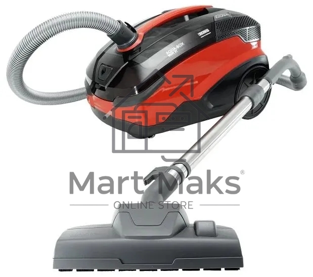 Пылесос моющий Thomas WAVE XT AQUA-BOX красный/черный, 320/1600 Вт, уборка влажная/сухая, пылесборник аквафильтр, 2.6 л