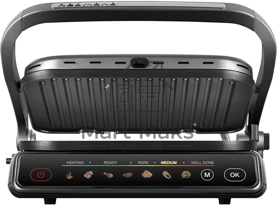 Гриль Redmond SteakMaster GM-300 cерый/металл, 2100 Вт