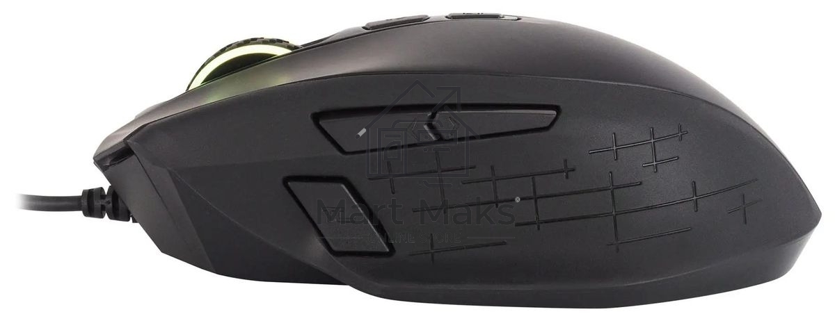 Мышь проводная Acer OMW124 черный, 6400 dpi, USB, кнопки - 8