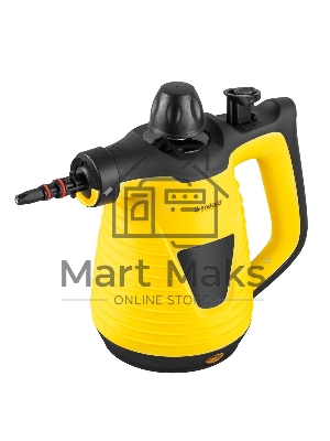 Универсальный ручной отпариватель-пароочиститель Endever Odyssey Q-464, желтый/черный, мощность 1100 Вт, давление 3,5 бар,производ. 35 г/мин, 6 шт/уп