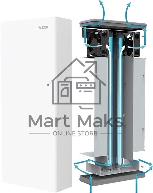 Рециркулятор воздуха Vakio reFlash Home белый, 20 м², УФ-лампа