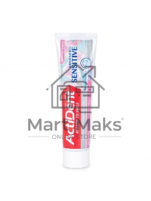 Зубная паста Active ACTIDENT Для чувствительных зубов и десен Sensetive, без парабенов, 130 г (512901003)