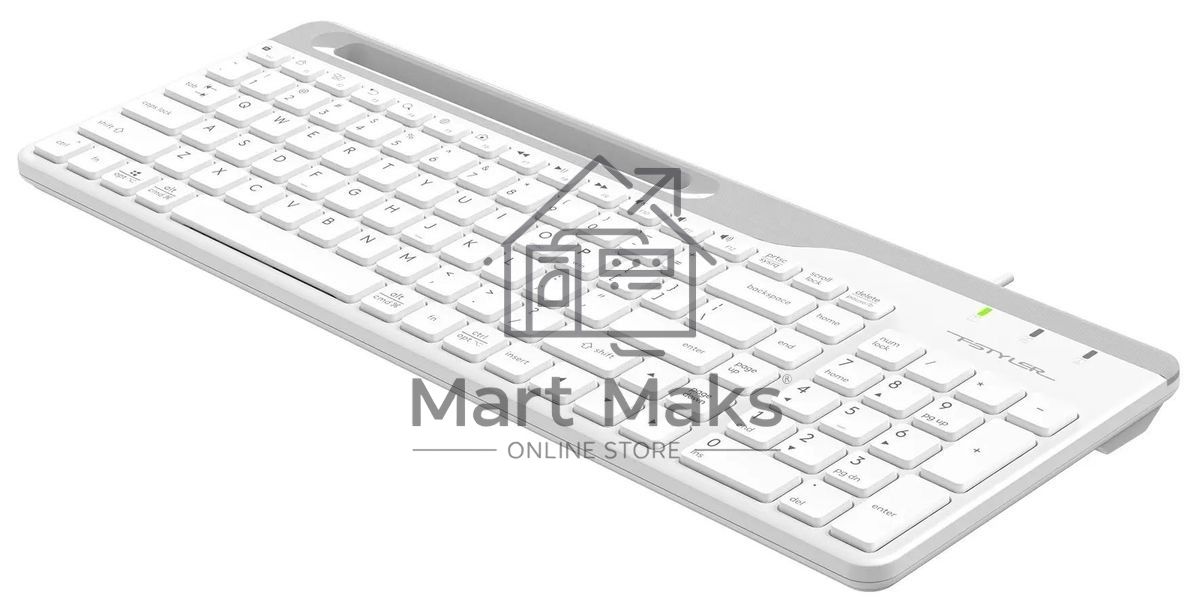 Клавиатура A4Tech Fstyler FK25 проводная, USB, белый/серый