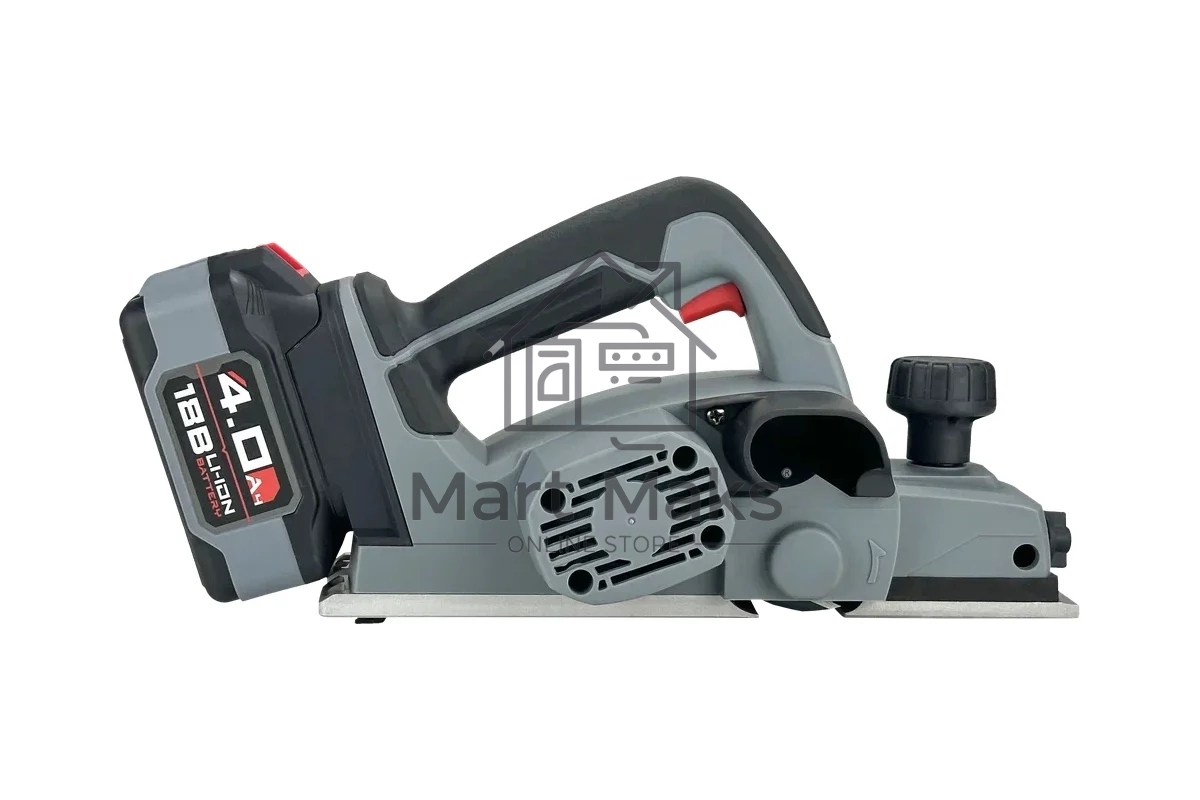 Аккумуляторный бесщеточный рубанок ProfiPower MDKP-18V (Li-ion-1шт, 4.0А·ч, З/У, в коробке)