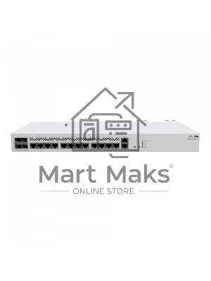 Маршрутизатор Mikrotik CCR2116-12G-4S+ Cloud Core Router 2116-12G-4S+ with Amazon Annapurna Labs Alpine v3 AL73400 CPU (16-cores, 2GHz per core), 16Gb RAM, 4xSFP+ cage, 13xGbit LAN, M.2 PCIe slot, RouterOS L6, 1U rackmount case, Dual PSU