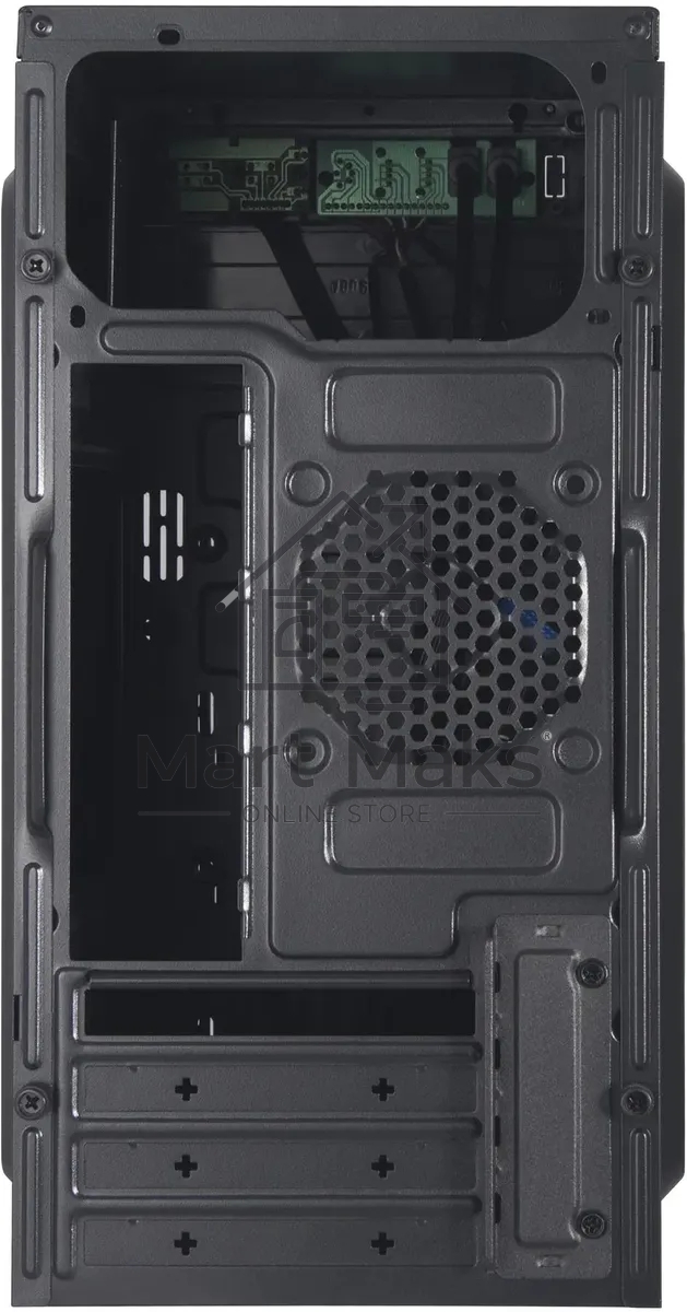 Компьютерный корпус KingPrice KPCC-MN210 черный без БП mATX 1x80mm 2x120mm 2xUSB2.0 audio