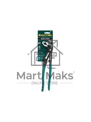 Клещи переставные KRAFTOOL 22353-25 Bulldog Cr-V, max захват 60мм, губки 6мм, 250мм