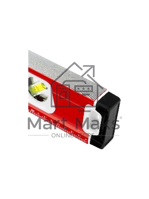 Уровень алюминиевый Matrix, магнит фрезеров 3 глазка 2 комп, рукоятки, 1000 мм