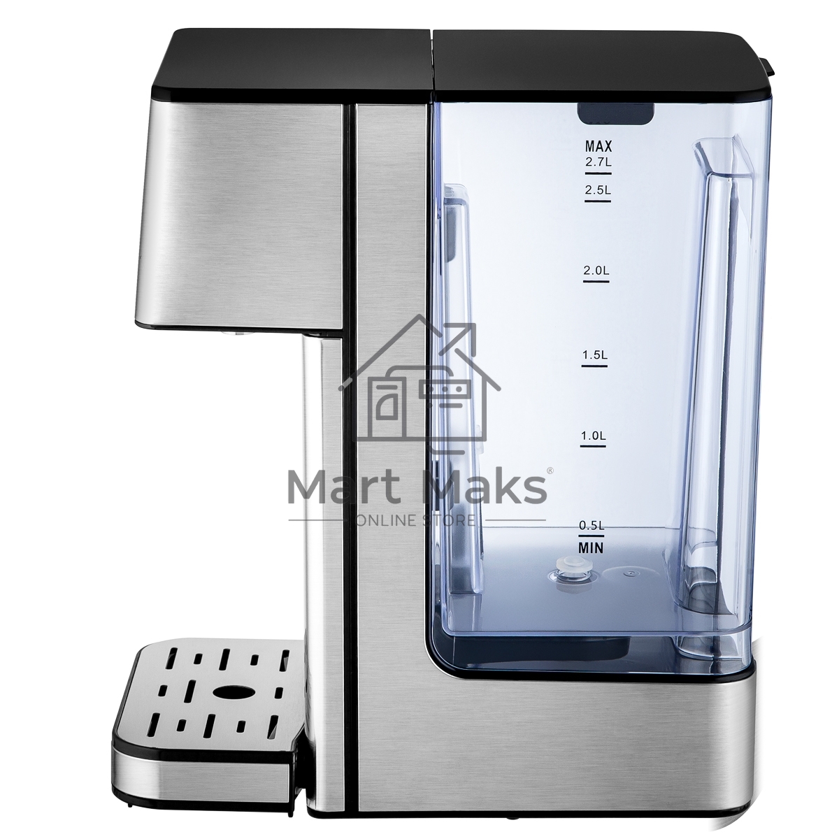 Термопот BRAYER BR6001 2.7 л, 2600 Вт, серебристый