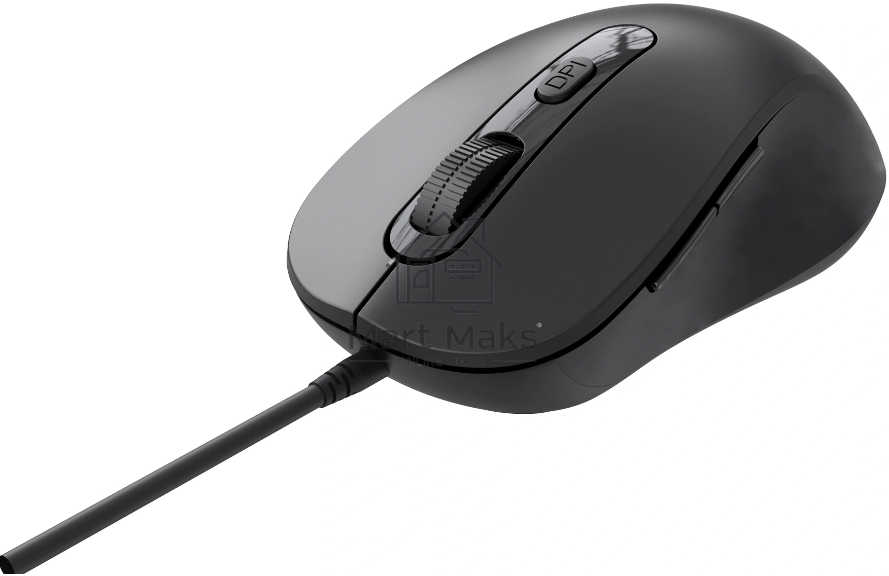 Мышь проводная Oklick 211M черный, 2400 dpi, USB, кнопки - 6